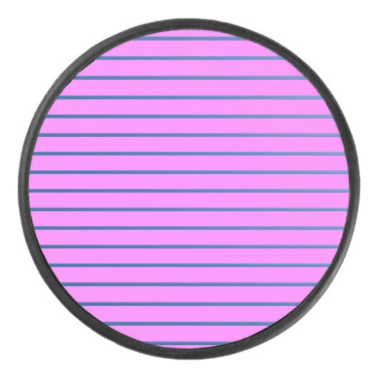Rosa Linde Eishockey Puck (Vorderseite)