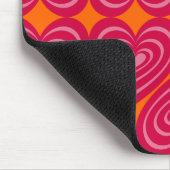 Rosa Linde Herz Mousepad (Ecke)