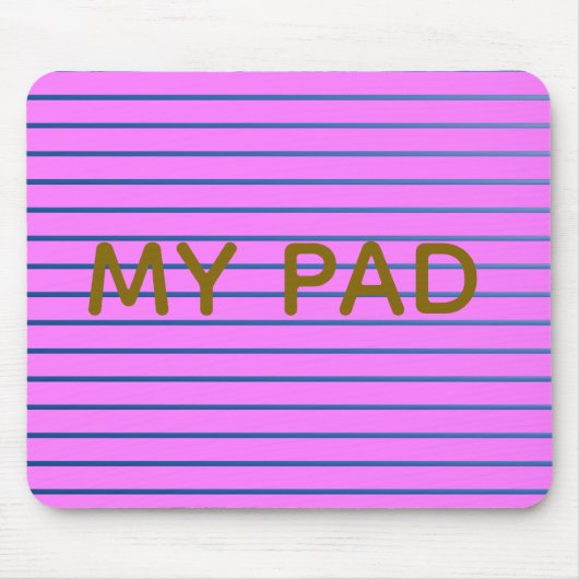 Rosa Linde Mousepad (Vorne)