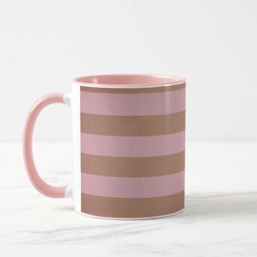 Rosa Linien Combo-Tasse Tasse (Links)