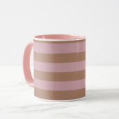 Rosa Linien Combo-Tasse Tasse (Vorderseite Links)