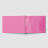 Rosa Linien Gästebuch (Voll)