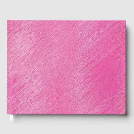 Rosa Linien Gästebuch (Vorderseite)