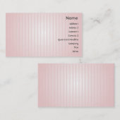 Rosa Linien - Geschäft Visitenkarte (Vorne/Hinten)