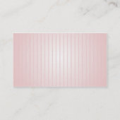 Rosa Linien - Geschäft Visitenkarte (Rückseite)