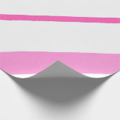 Rosa Linien Geschenkpapier (Ecke)