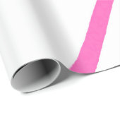 Rosa Linien Geschenkpapier (Rolleneckpunkt)