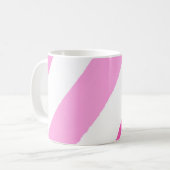 Rosa Linien Kaffeetasse (Vorderseite Links)