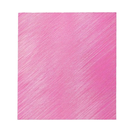 Rosa Linien Notizblock (Vorderseite)
