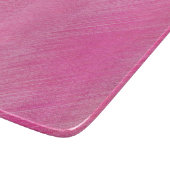 Rosa Linien Schneidebrett (Ecke)