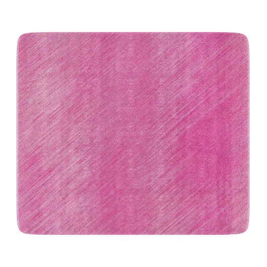 Rosa Linien Schneidebrett (Vorderseite)