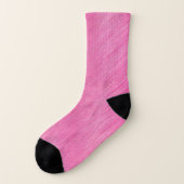 Rosa Linien Socken (Links - Außen)