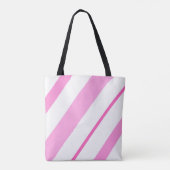 Rosa Linien Tasche (Rückseite)
