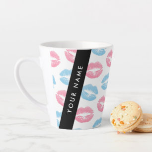 Rosa Lippen, blaue Lippen, Kuss, Ihr Name, persona Milchtasse