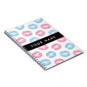 Rosa Lippen, blaue Lippen, Kuss, Ihr Name, persona Notizblock (Rechte Seite)