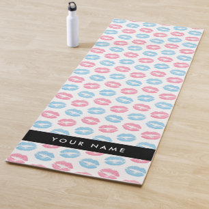 Rosa Lippen, blaue Lippen, Kuss, Ihr Name, persona Yogamatte