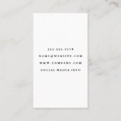 Rosa Lippen | Brush and Powder Visitenkarte (Rückseite)