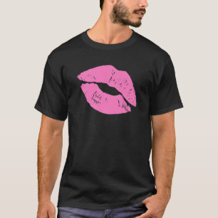 Rosa Lippen der 80er Jahre Helle Pop Culture 198 T-Shirt