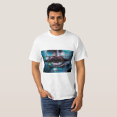 Rosa Lippen Graffiti T-Shirt (Vorne ganz)