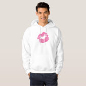 Rosa Lippen Hoodie (Vorne ganz)