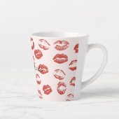 Rosa Lippen Kiss Milchtasse (Rechts)