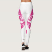 Rosa Lippen Leggings (Rückseite)