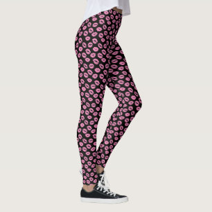 Rosa Lippen Leggings