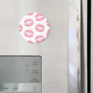 Rosa Lippen, Lippenmuster, rosa Lipstick, Kuss Magnet