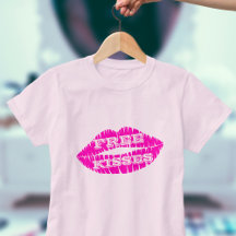 Rosa Lippen Lipstick Kiss Free Kisses T - Shirt