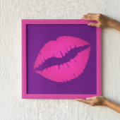 Rosa Lippen Poster