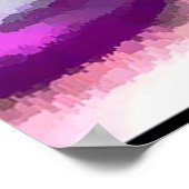 Rosa Lippen Rauchwanne Poster (Ecke)