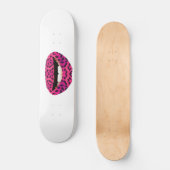 Rosa Lippen Skateboard (Vorderseite)
