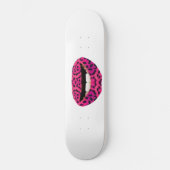 Rosa Lippen Skateboard (Vorderseite)