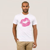 Rosa Lippen T-Shirt (Vorne ganz)
