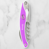 Rosa Lips individuelle Name Schraubendreher Kellnermesser (Rückseite)