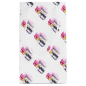 Rosa Lipstick Kleine Geschenktüte (Rückseite)