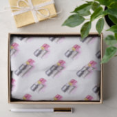 Rosa Lipstick Seidenpapier (Geschenk)
