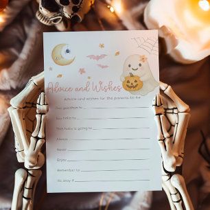 Rosa Little Boo Babyparty-Ratgeber und Wünsche Spi