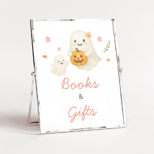 Rosa Little Boo Halloween Bücher und Geschenke Sch Poster