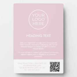 Rosa-Logo Fotoplatte