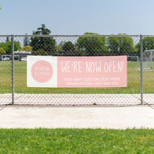Rosa-Logo für Skripte - Wir sind jetzt Open Busine Banner (Insitu)