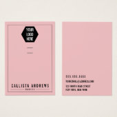 Rosa Logo hinzufügen Mehrfach-Abzeichen-Anzeigetaf (Vorne & Hinten)