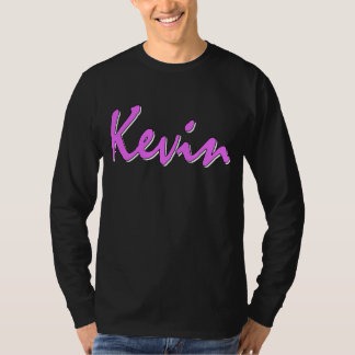 Rosa Logo-lange Hülse Kevins T-Shirt