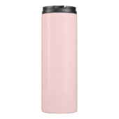 Rosa-Logo | Minimal moderner Betrieb Thermosbecher (Rückseite)