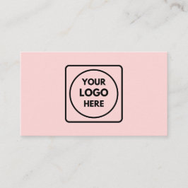Rosa-Logo | Minimalistisches Berufliches Design Visitenkarte