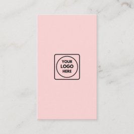 Rosa-Logo | Modernes Design mit vertikalem Stil Visitenkarte
