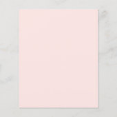 Rosa Logo QR Code Business Flyer (Hinten)