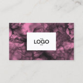 Rosa Logo Visitenkarte (Vorderseite)