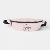 Rosa | Logogeschäft Beruflich Bauchtasche (Vorderseite)