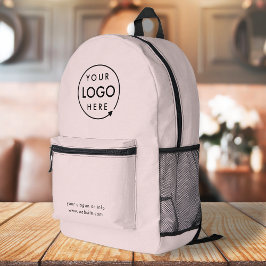 Rosa | Logogeschäft Beruflich Bedruckter Rucksack